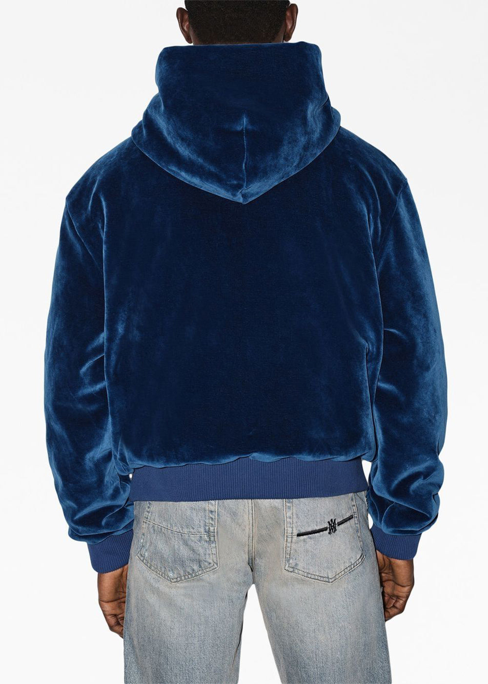 Blue Velour Hoodie Amiri оригінал – Купити в Україні – детальний вид