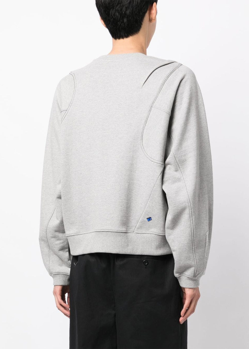 Grey Logo-Embroidered Sweatshirt Ader error оригінал – Купити в Україні – збільшений вид