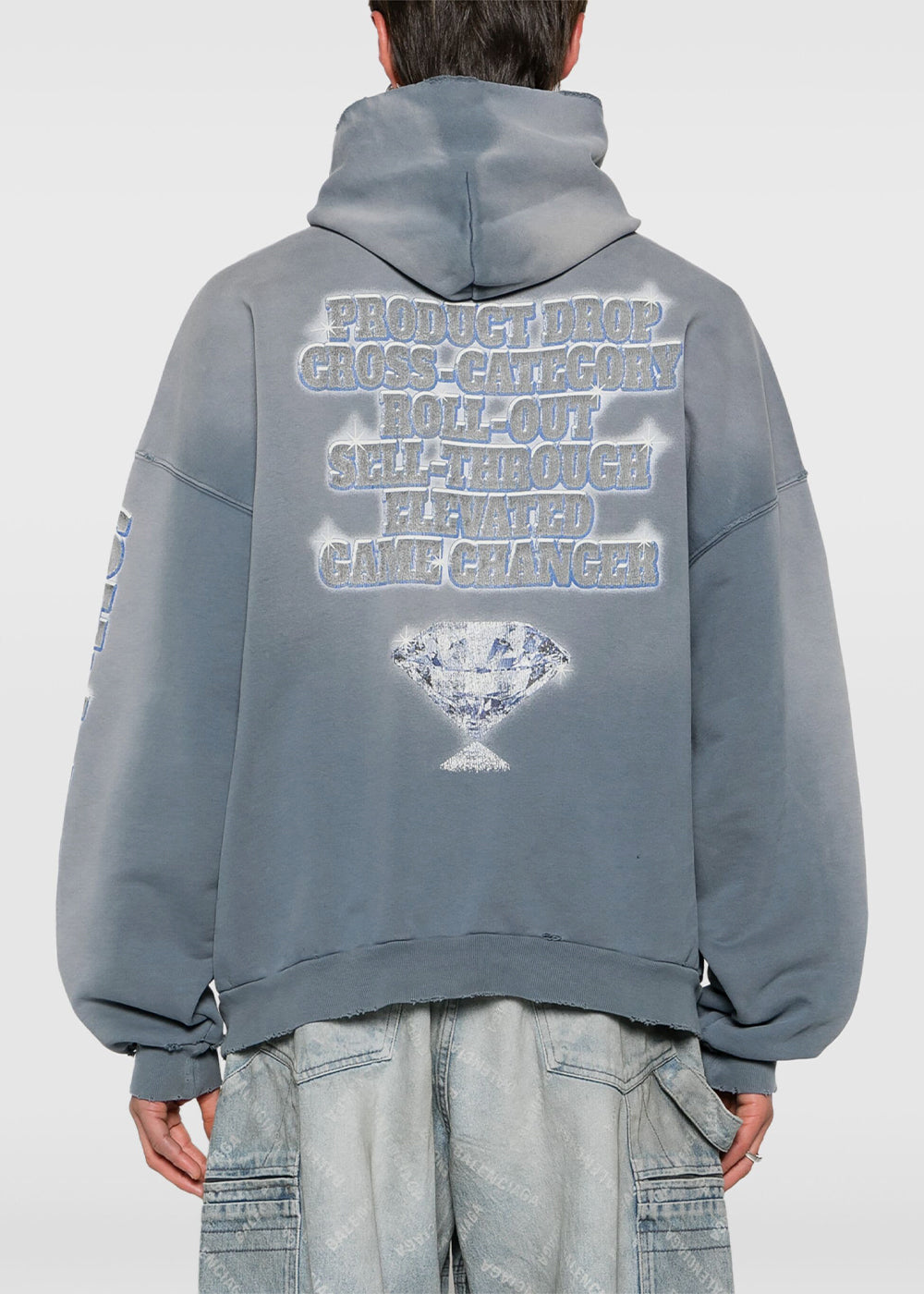 Blue See Now Buy Now Hoodie Balenciaga оригінал – Купити в Україні – збільшений вид