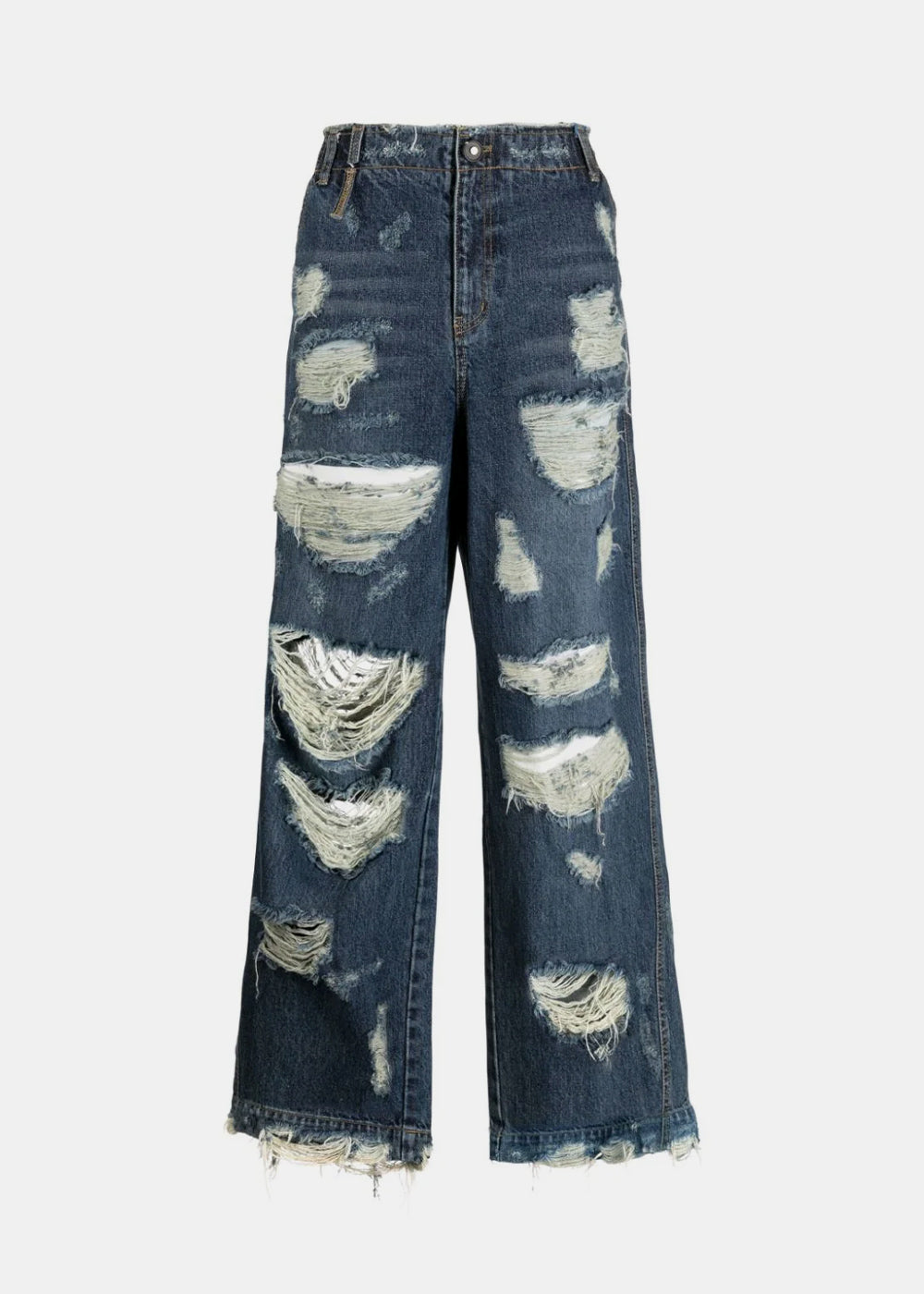 Blue Distressed-Effect Jeans Ader error – Гарантія оригінальності – боковий вид