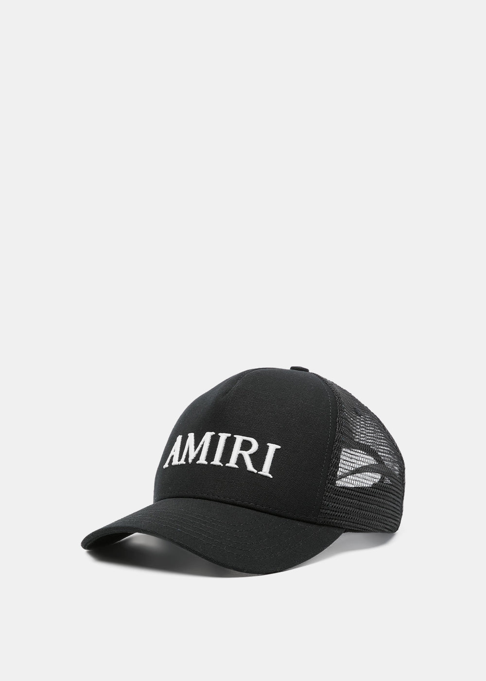 Black Amiri Core Logo Trucker Hat Amiri – Гарантія оригінальності – боковий вид