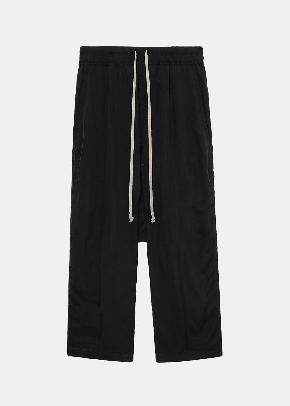 Black Drawstring Cropped Pants Rick owens оригінал – Купити в Україні – боковий вид