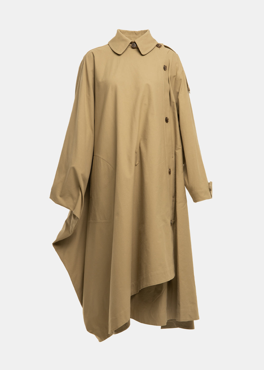 Khaki Aralia Coat The row оригінал – Купити в Україні – боковий вид
