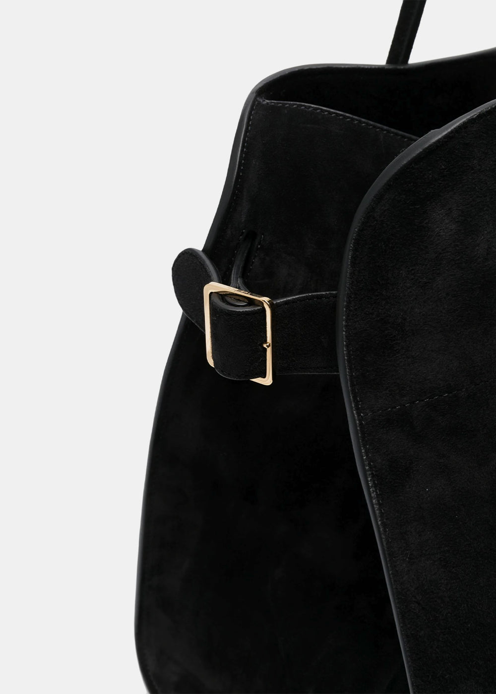 Suede Black Soft Margaux 17 Tote Bag The row – Гарантія оригінальності – збільшений вид