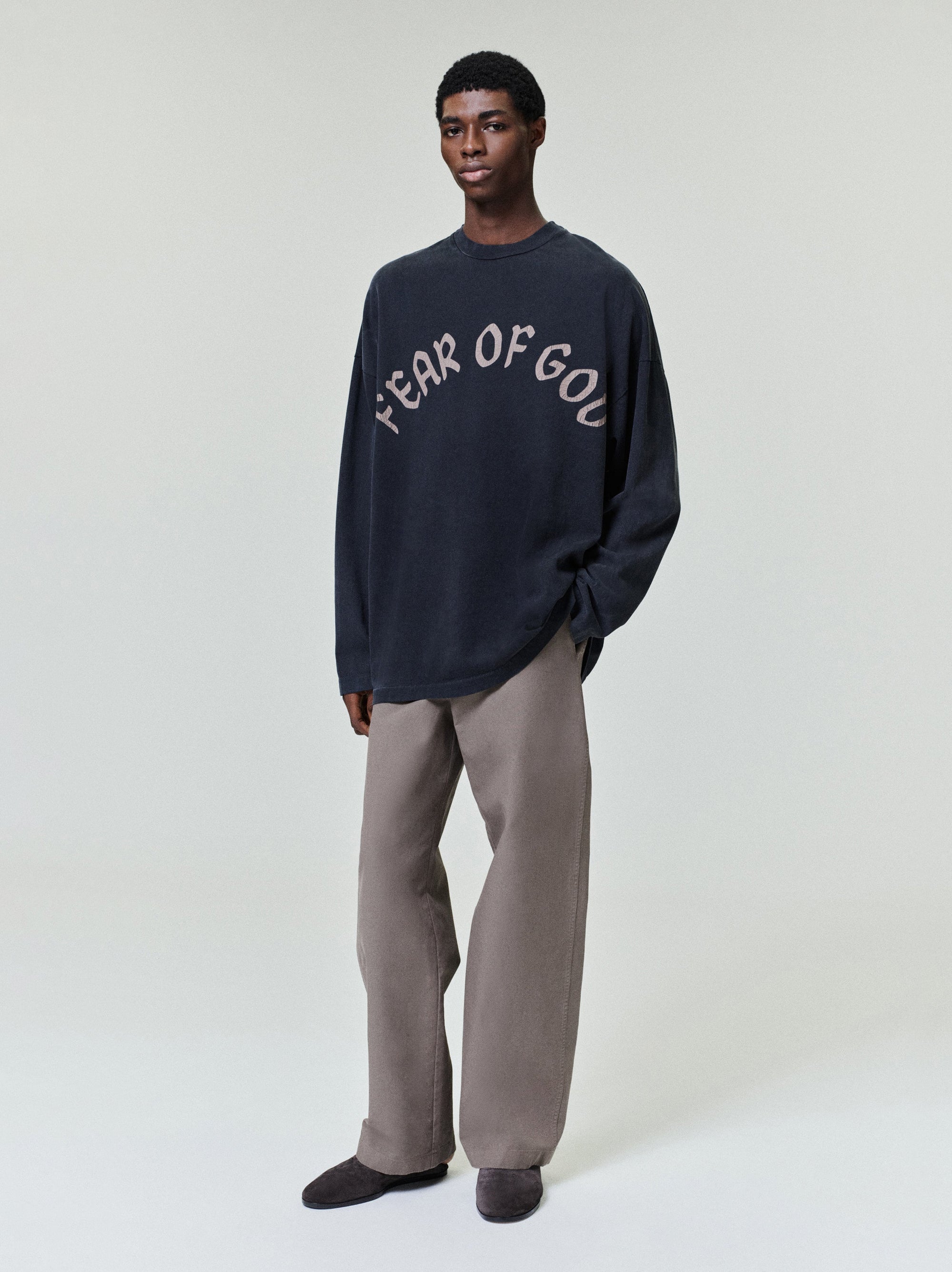 F Of G Long Sleeve Tee Fear of god оригінал – Купити в Україні – боковий вид - FEAR OF GOD