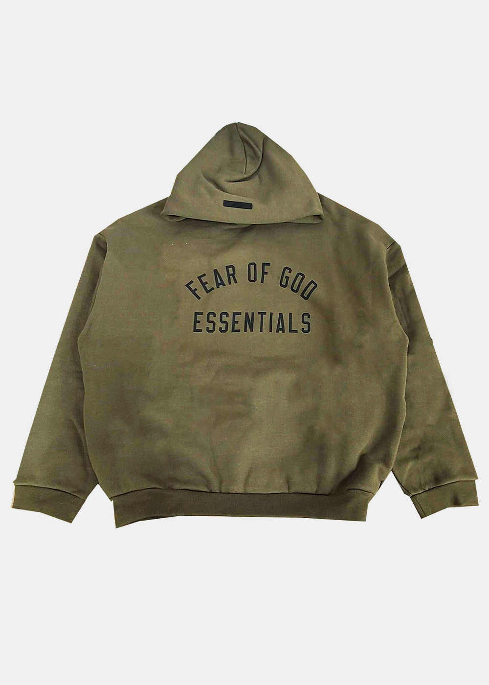 Olive Fleece Hoodie Fear of god оригінал – Купити в Україні – боковий вид - FEAR OF GOD