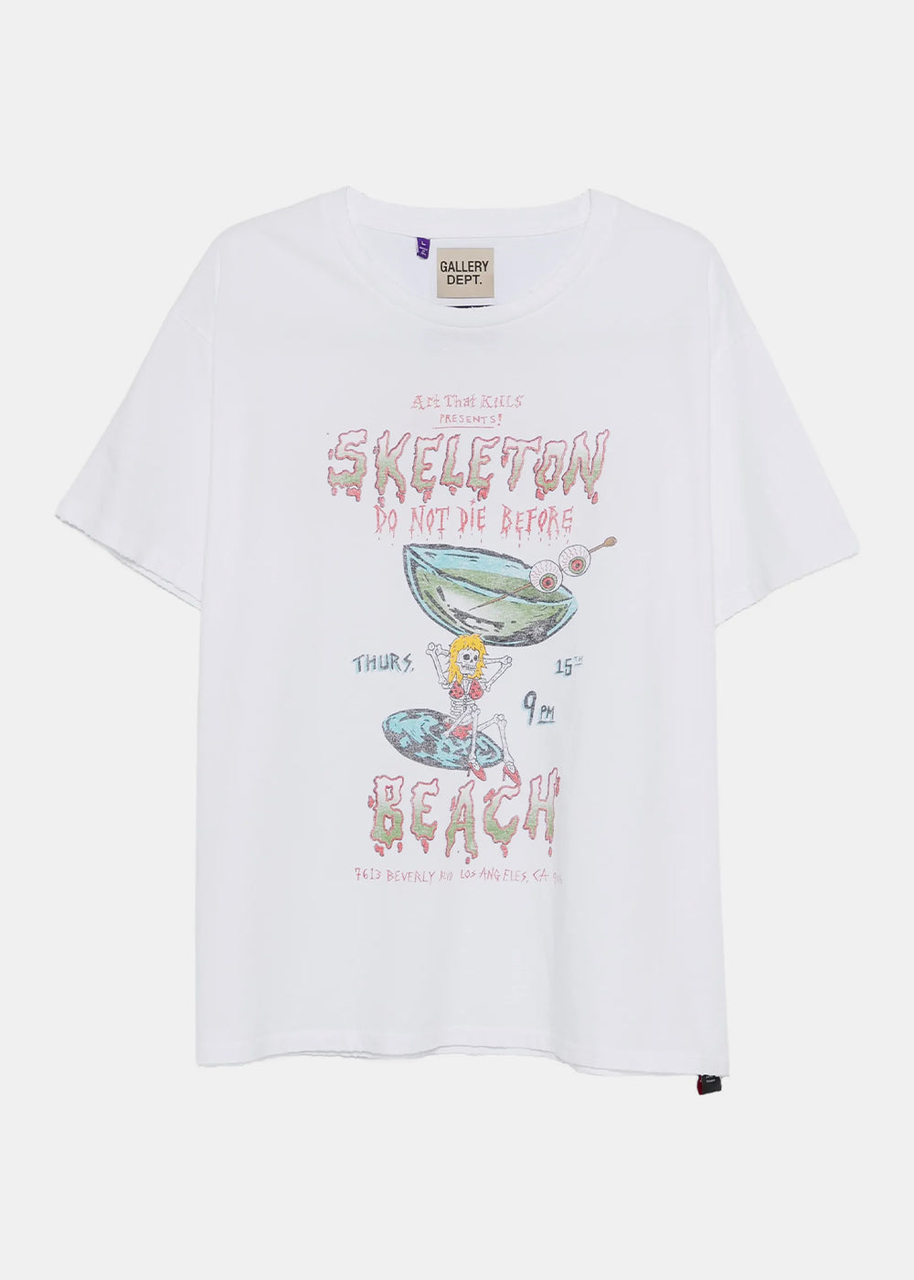 Clean White Dont Die Tee Gallery department – Гарантія оригінальності – боковий вид