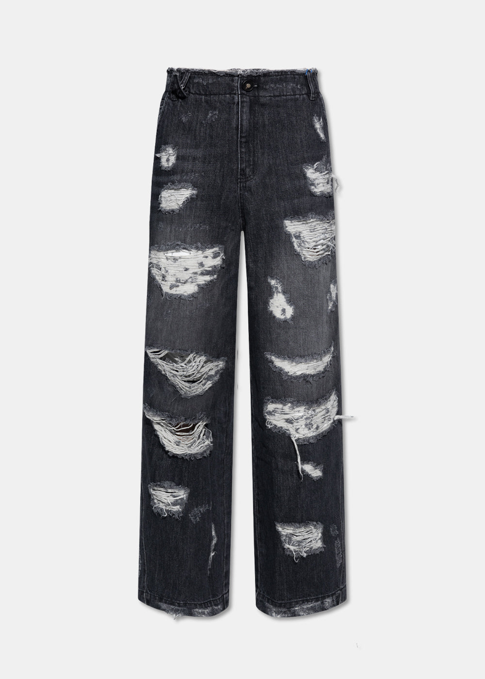 Black Distressed-Effect Jeans Ader error оригінал – Купити в Україні – боковий вид