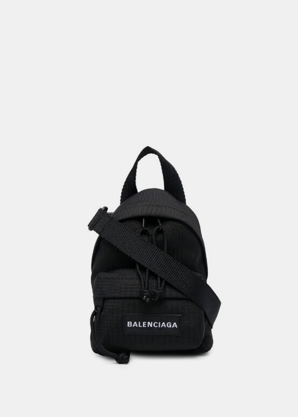 Black Explorer Backpack Mini Balenciaga оригінал – Купити в Україні – боковий вид
