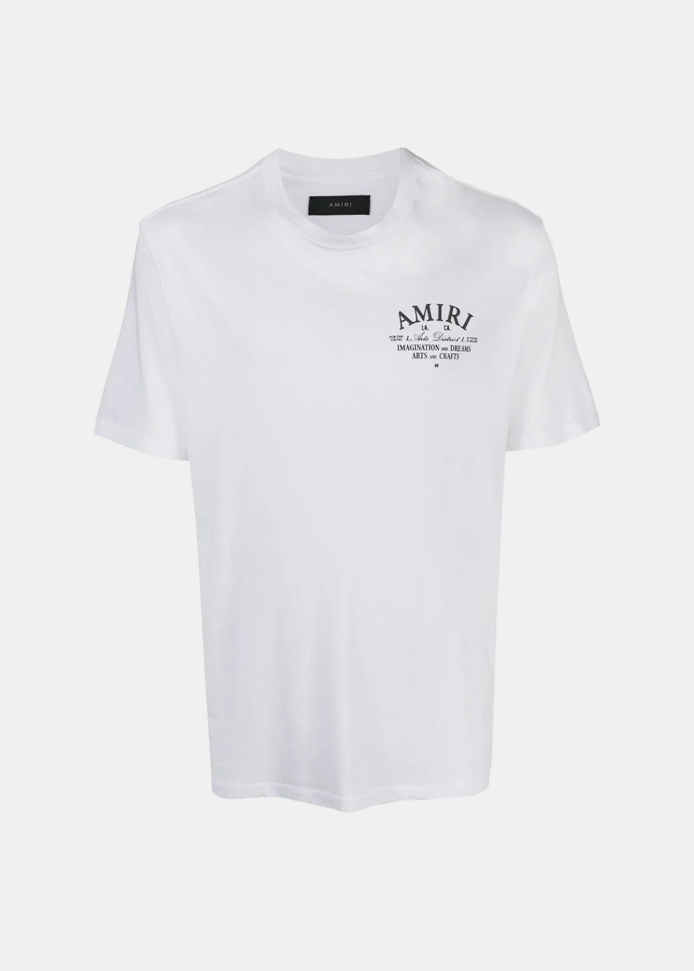 White Amiri Arts District T-Shirt Amiri оригінал – Купити в Україні – боковий вид