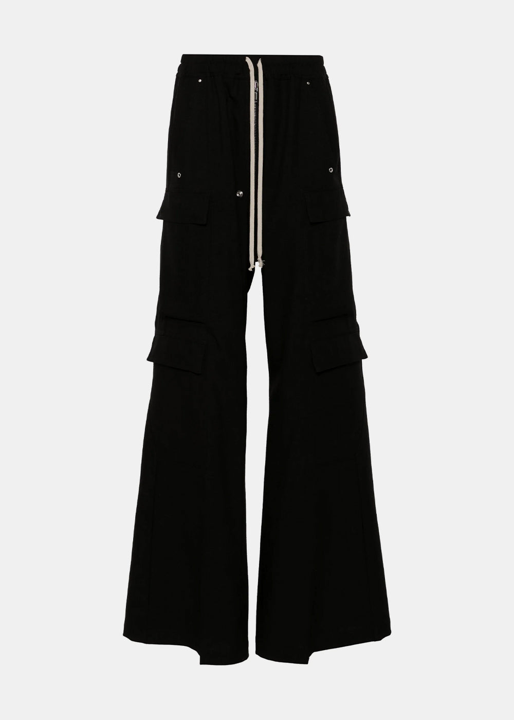Black Cargobelas Pants Rick owens – Гарантія оригінальності – боковий вид