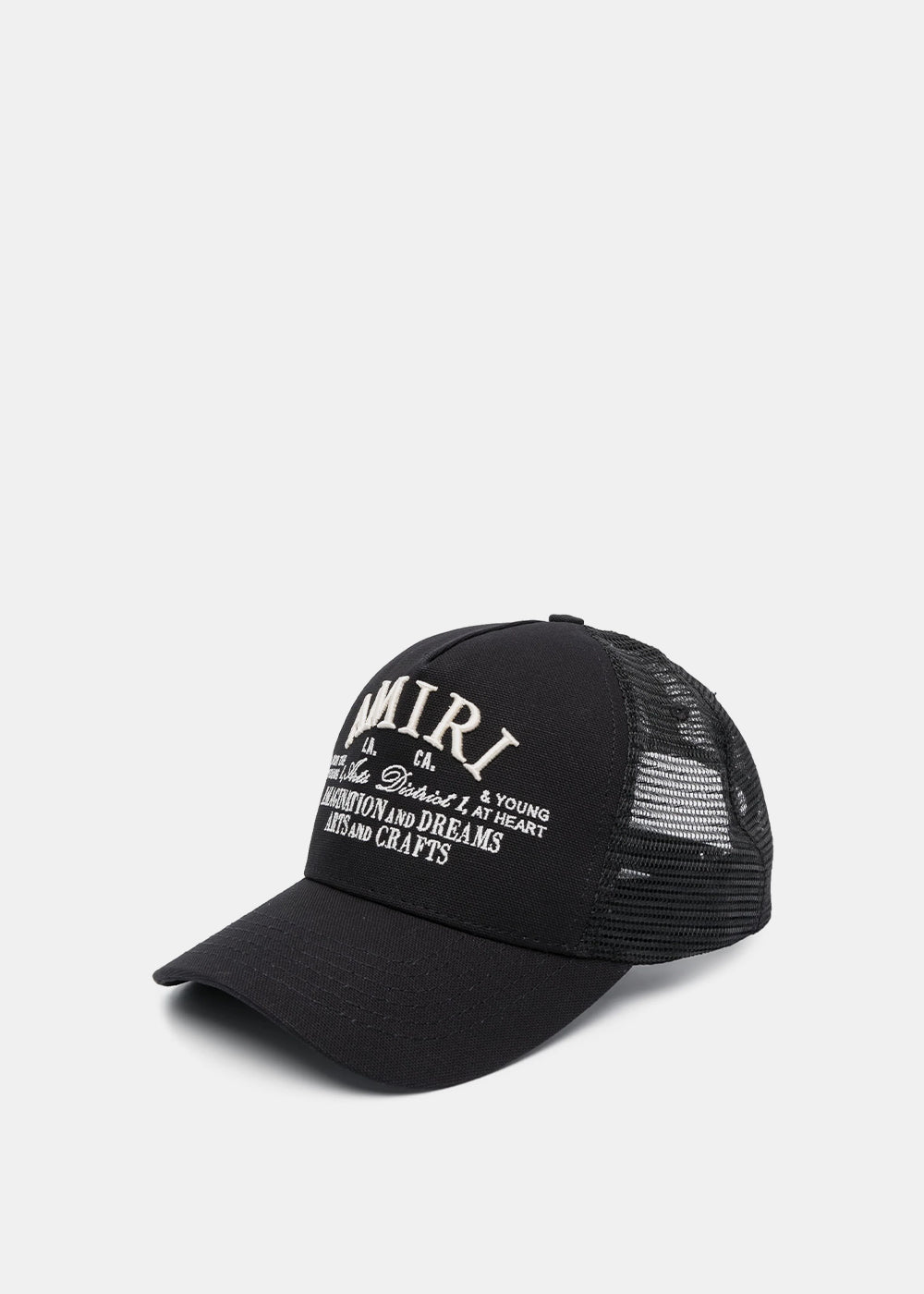 Black Arts District Trucker Hat Amiri – Гарантія оригінальності – боковий вид