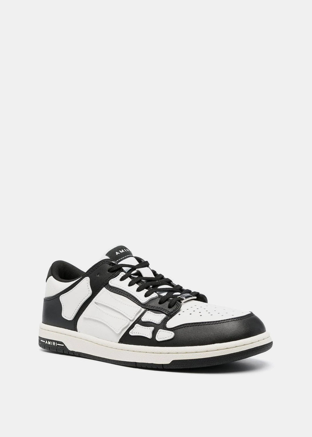 Black & White Skel Top Low Sneakers Amiri – Гарантія оригінальності – вид ззаду