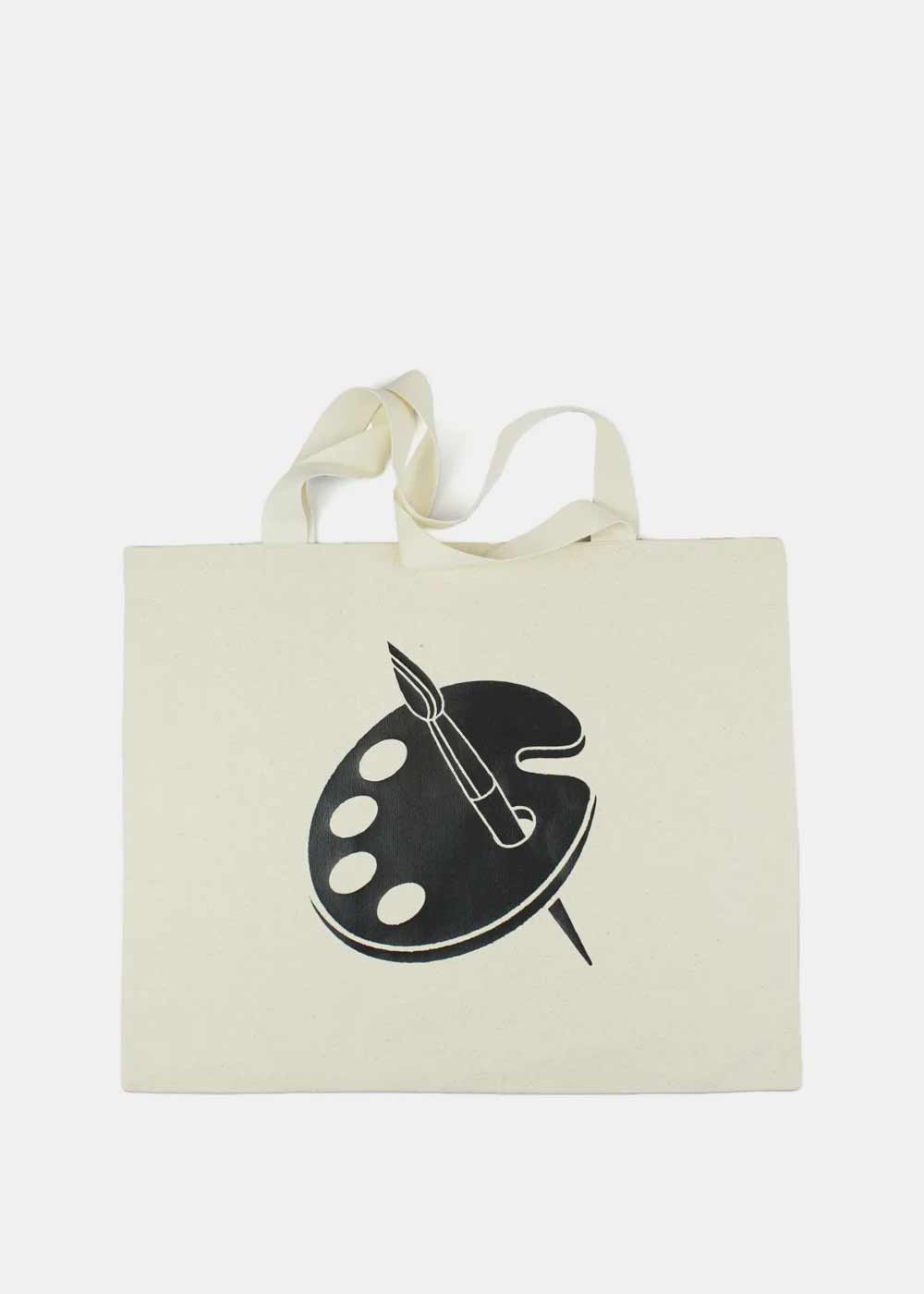 Natural Large Tote Bag Gallery department – Гарантія оригінальності – вид ззаду