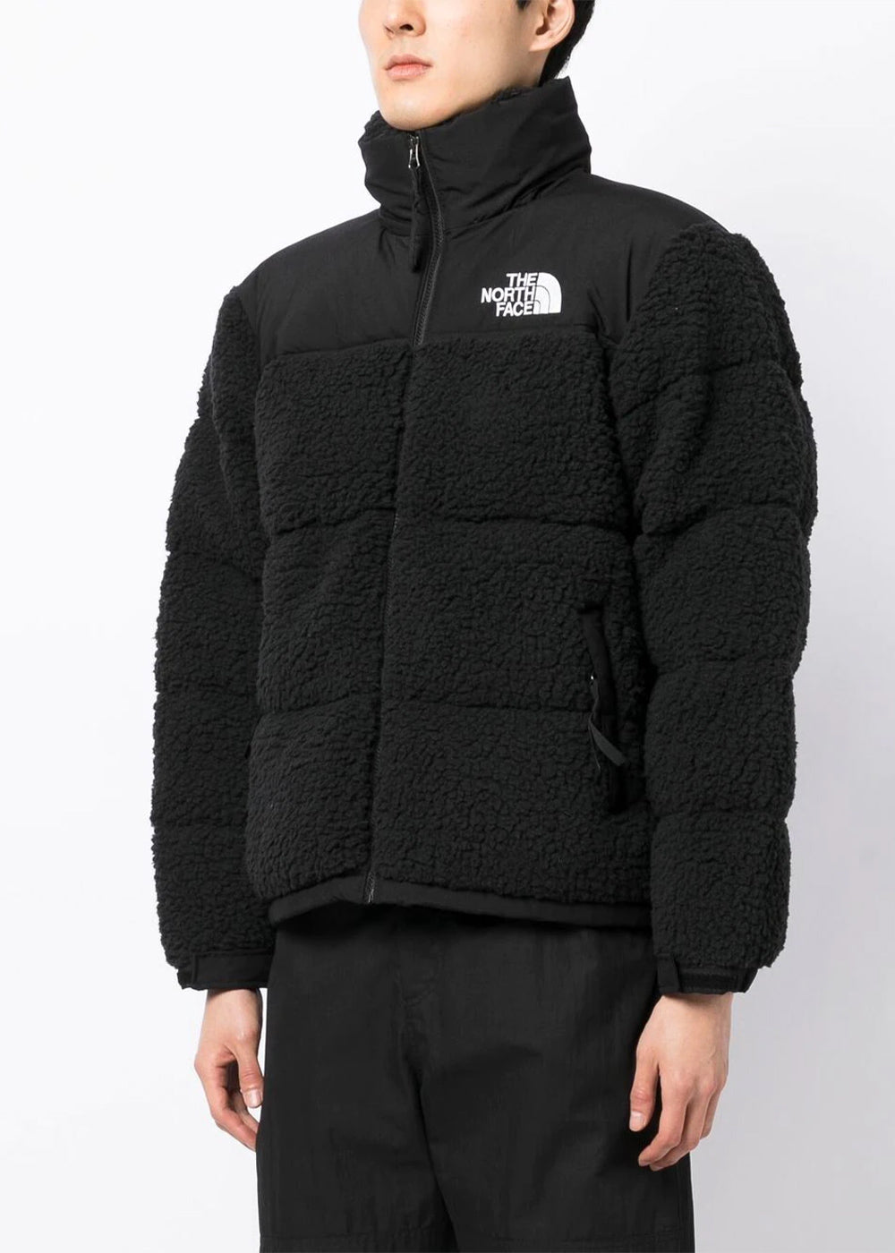 Оригінальна Black Sherpa Nuptse Jacket The north face – детальний вид