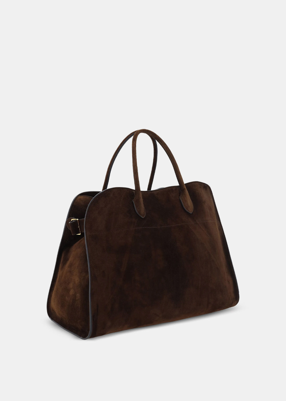 Оригінальна Suede Mocha Soft Margaux 17 Tote Bag The row – детальний вид