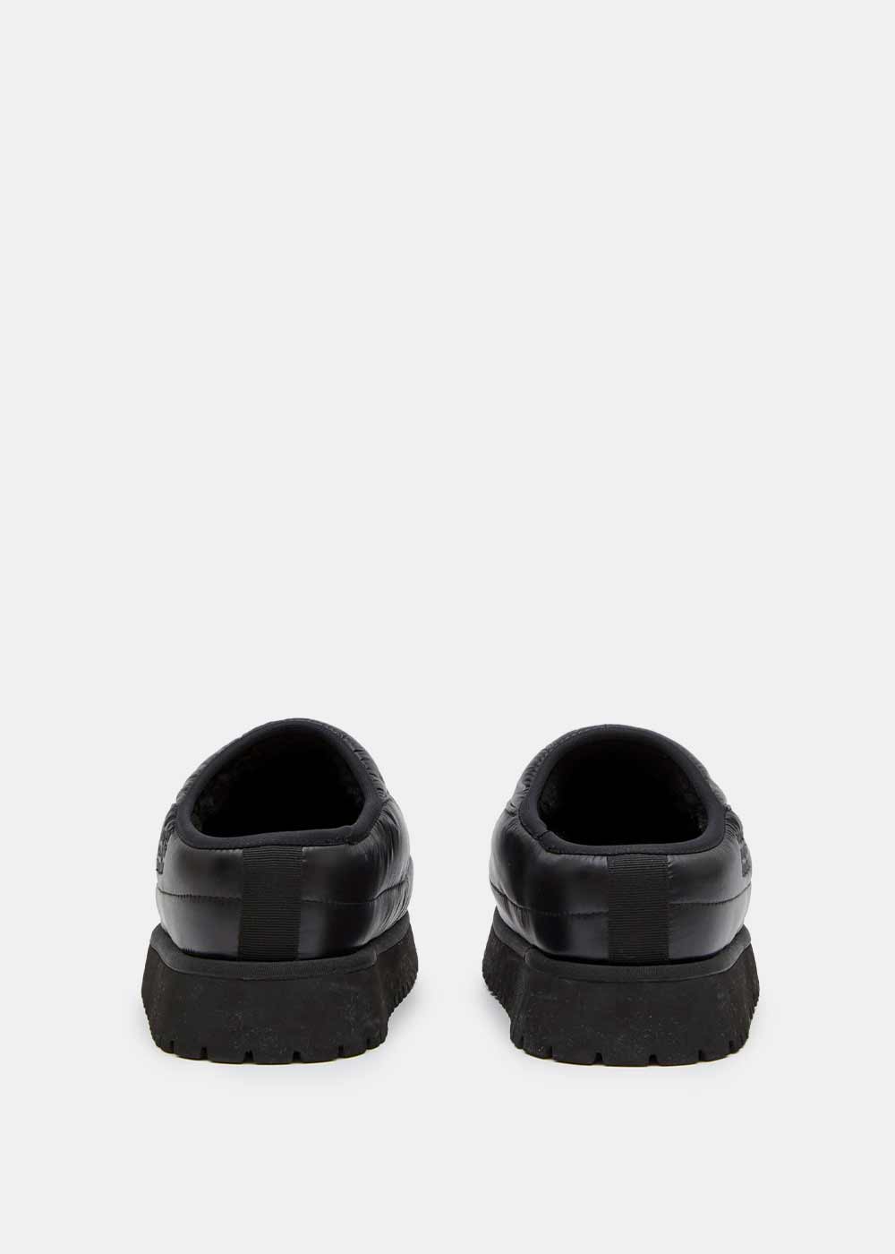Black Logo-Embossed Après Ski Slippers Maison margiela – Гарантія оригінальності – детальний вид
