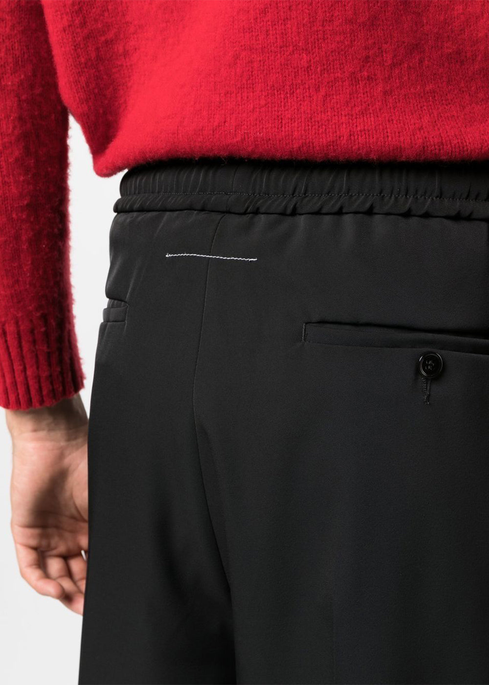 Black Wide-Leg Trousers Maison margiela оригінал – Купити в Україні – збільшений вид