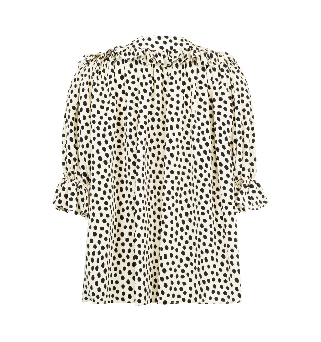 Puff Sleeve Blouse Chloe – Гарантія оригінальності – вид ззаду