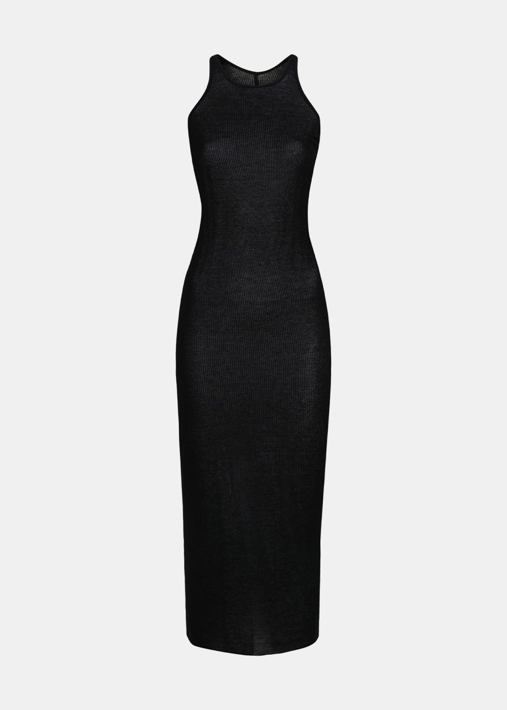 Оригінальна Black Tank Dress Rick owens – боковий вид