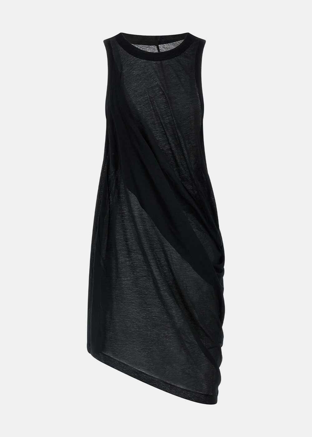 Black Anthem Tank Top Rick owens – Гарантія оригінальності – боковий вид