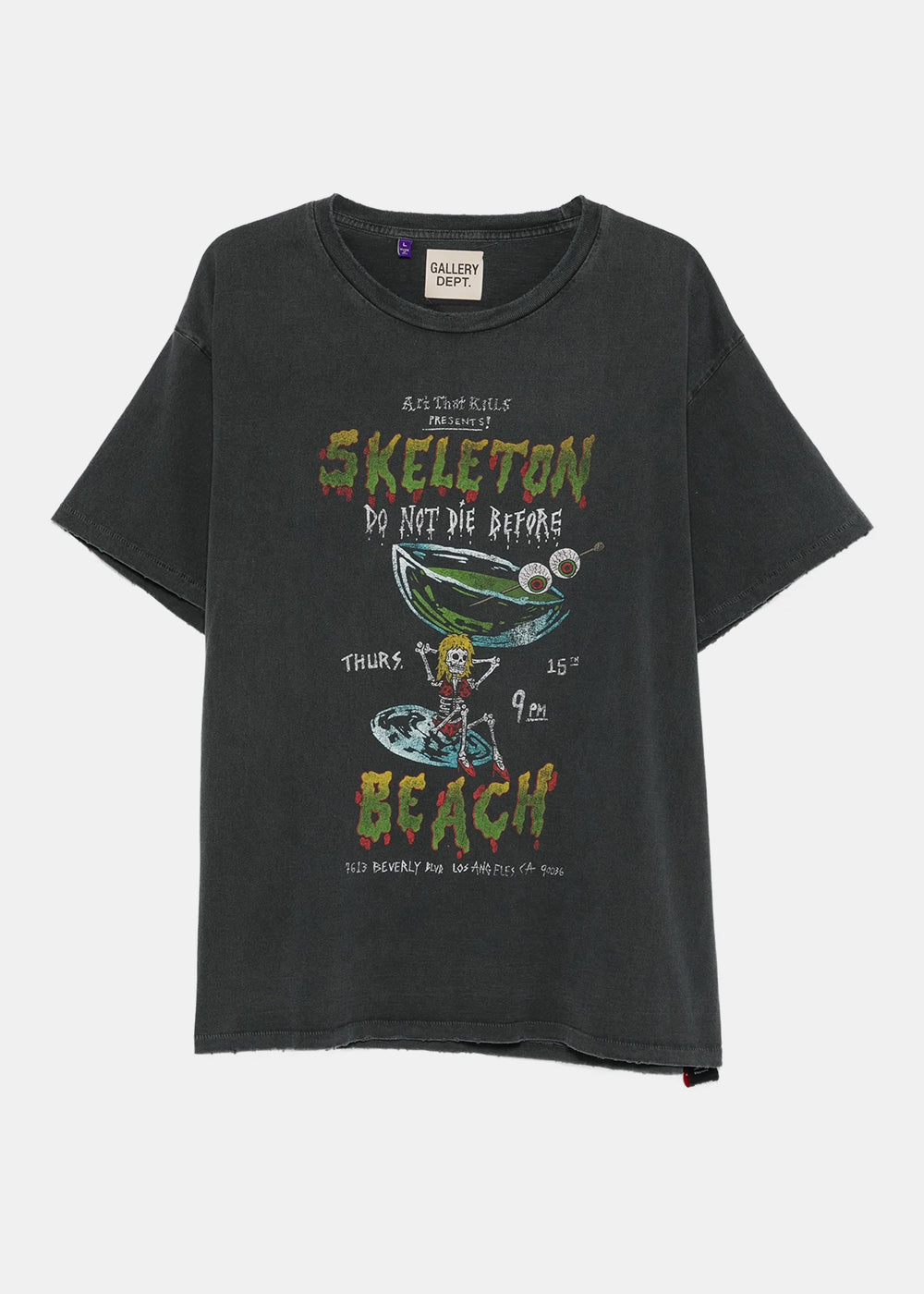 Vintage Black Dont Die Tee Gallery department оригінал – Купити в Україні – боковий вид