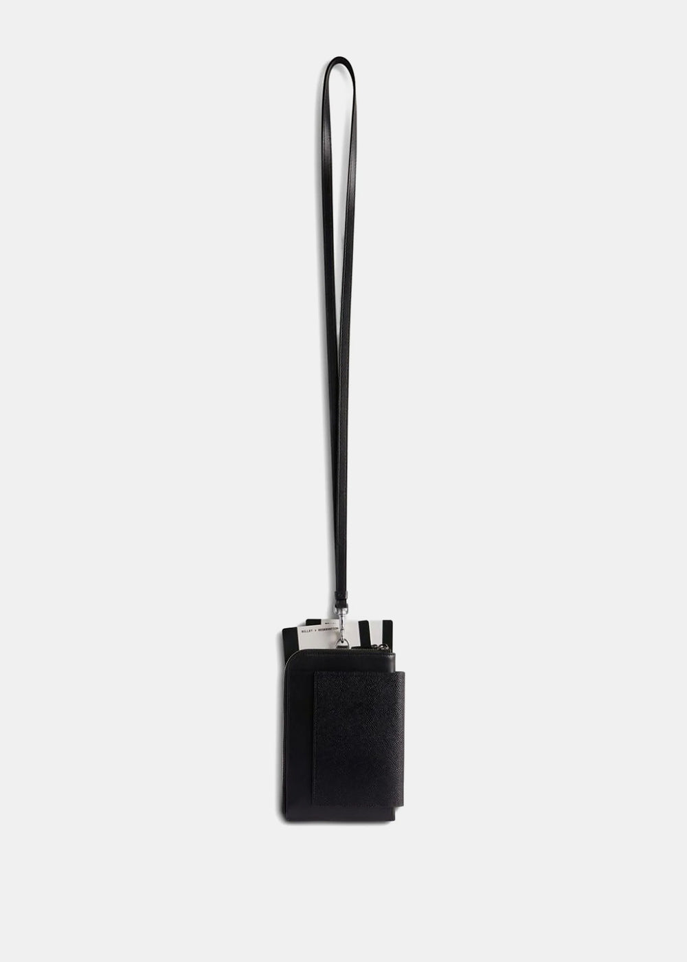 Black Passport Phone Holder Balenciaga – Гарантія оригінальності – вид ззаду