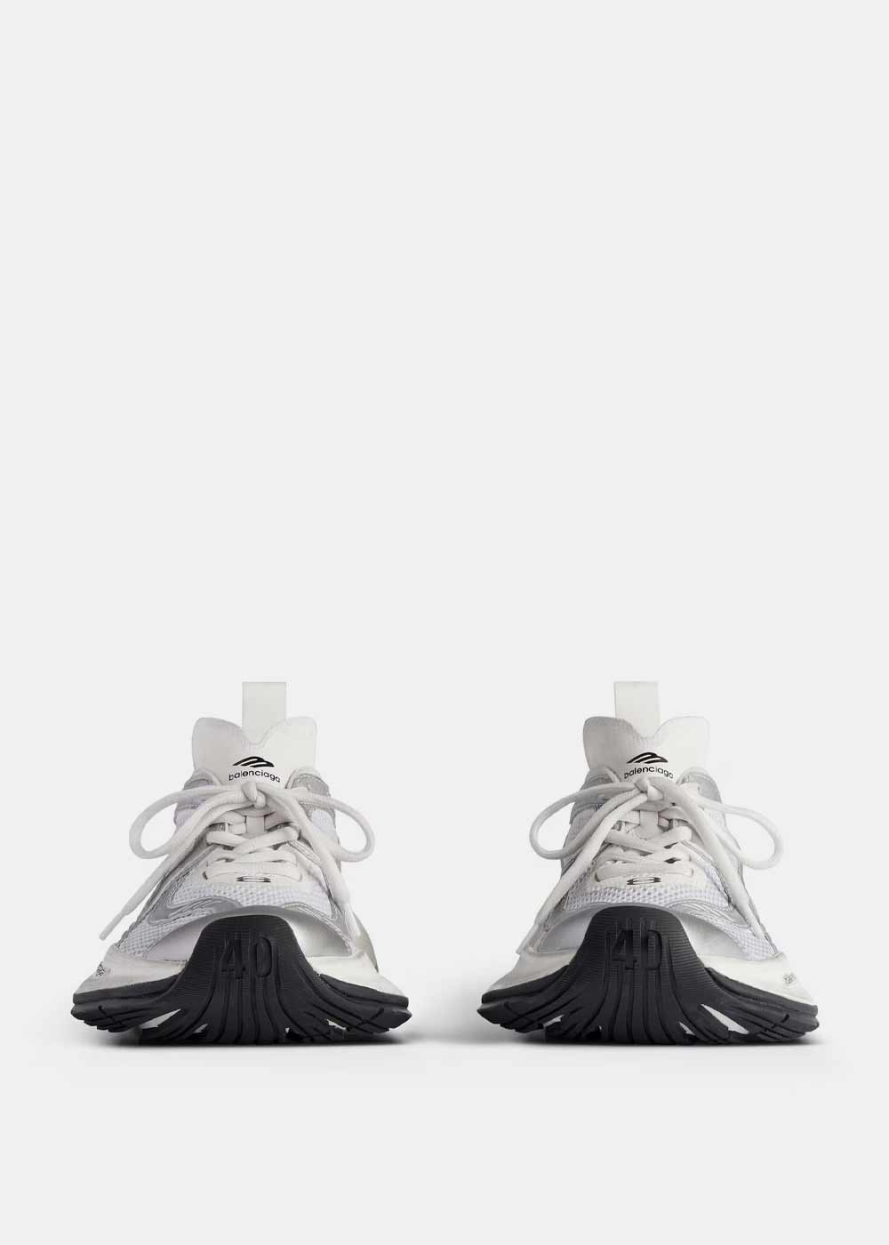 White Silver Circuit Sneakers Balenciaga – Гарантія оригінальності – детальний вид