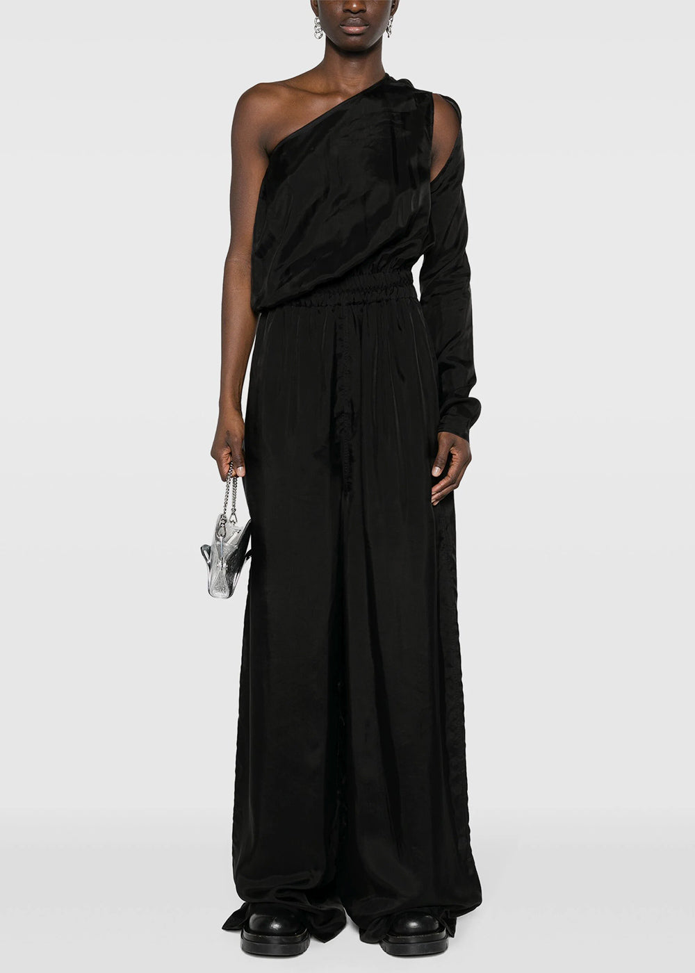 Black Atena Bodybag Satin Jumpusit Rick owens оригінал – Купити в Україні – вид ззаду