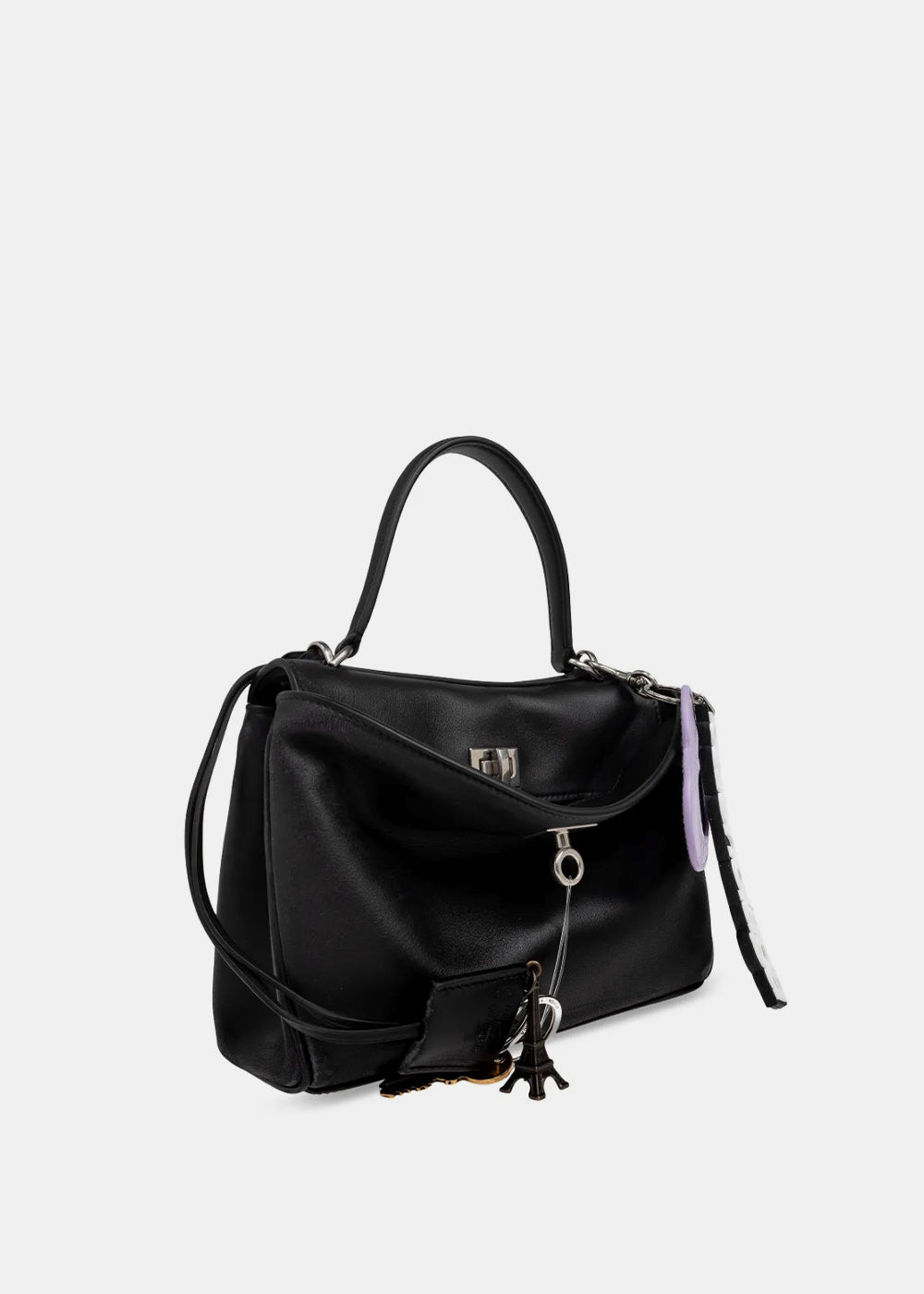 Black Rodeo Handbag Mini With Charms Balenciaga оригінал – Купити в Україні – збільшений вид