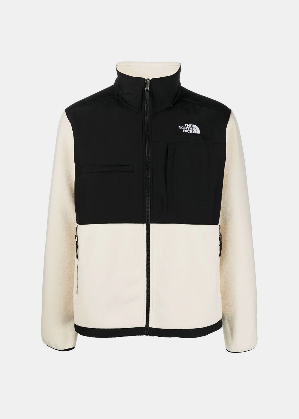 White Denali Jacket The north face – Гарантія оригінальності – боковий вид