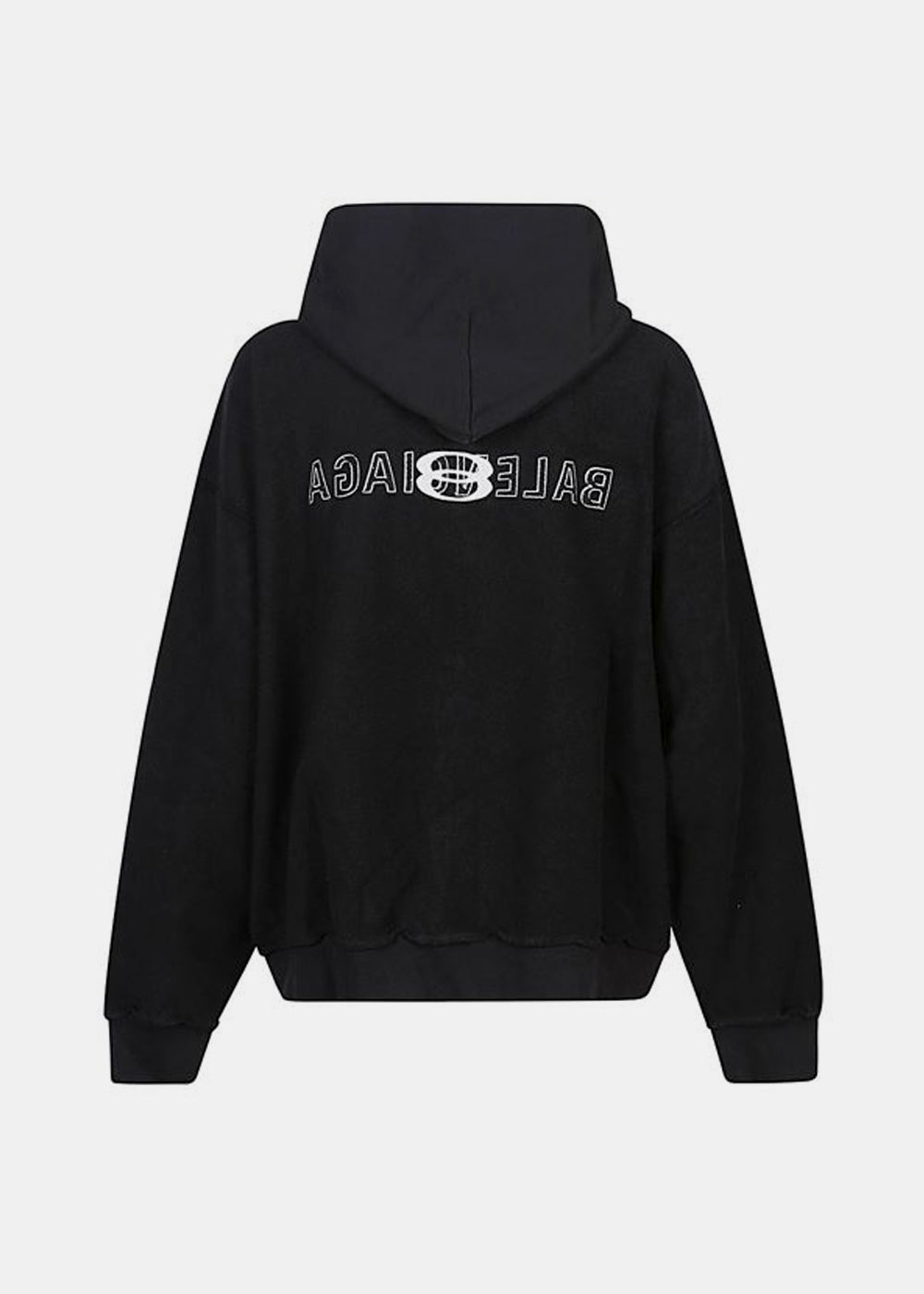 Black Inside Out Hoodie Balenciaga оригінал – Купити в Україні – вид ззаду