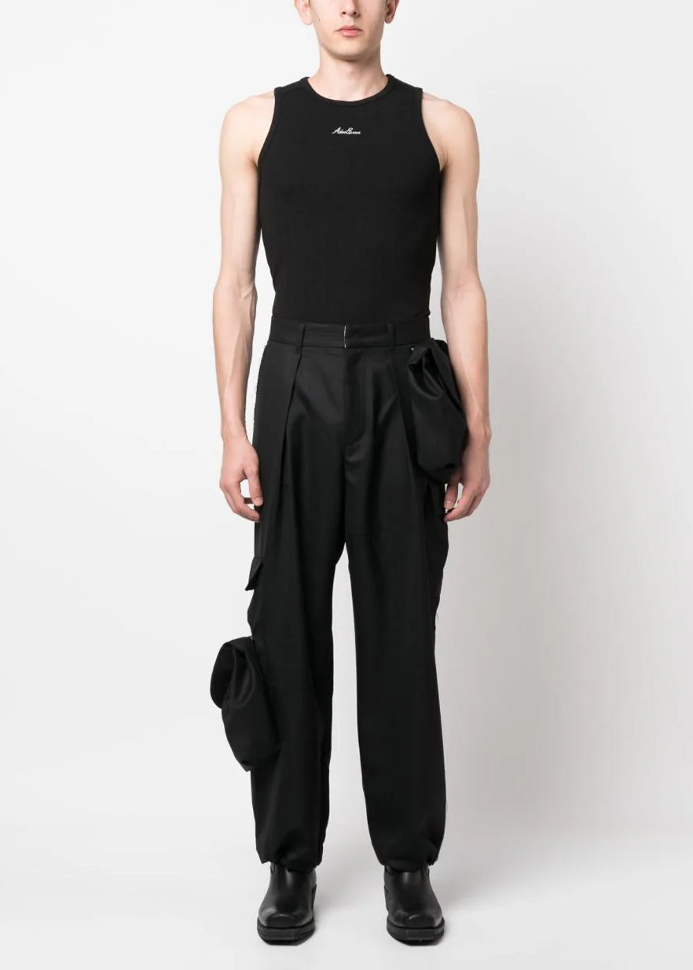 Black Cargo Pants Ader error – Гарантія оригінальності – вид ззаду