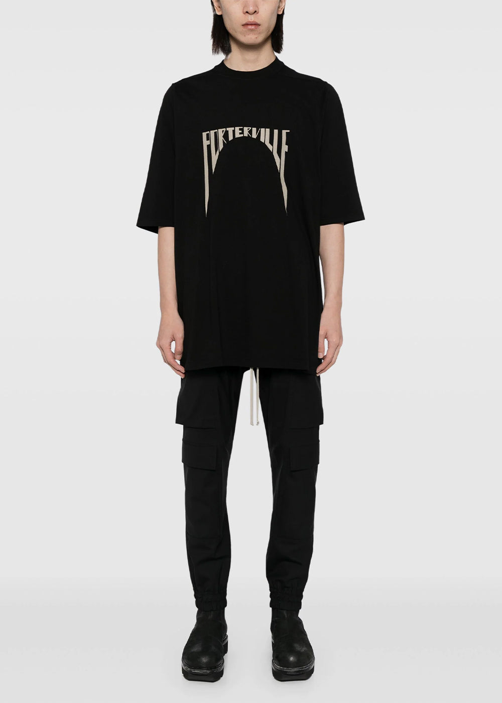 Black Porterville T-Shirt Rick owens оригінал – Купити в Україні – вид ззаду