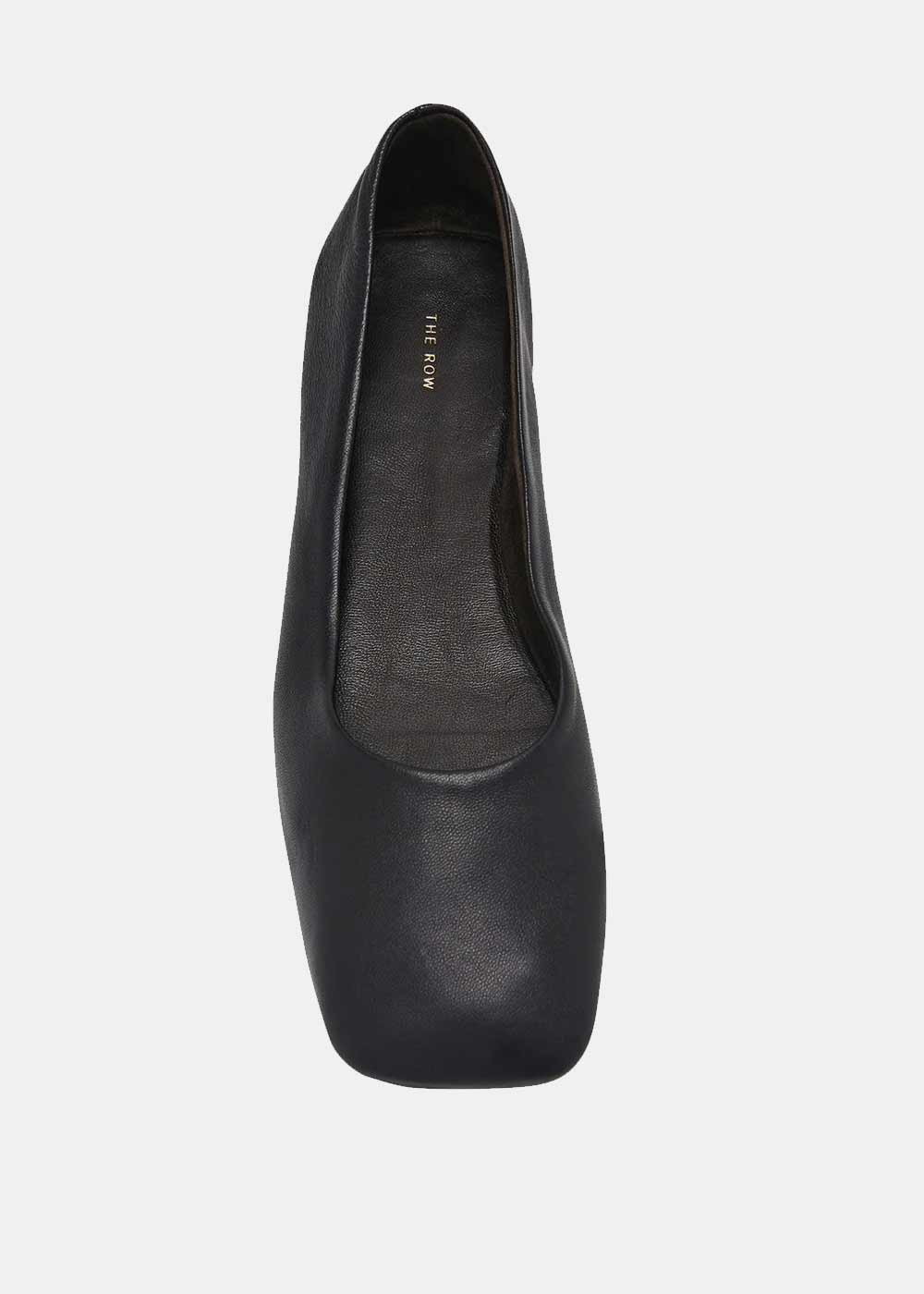 Black Square Ballet Flat The row – Гарантія оригінальності – детальний вид