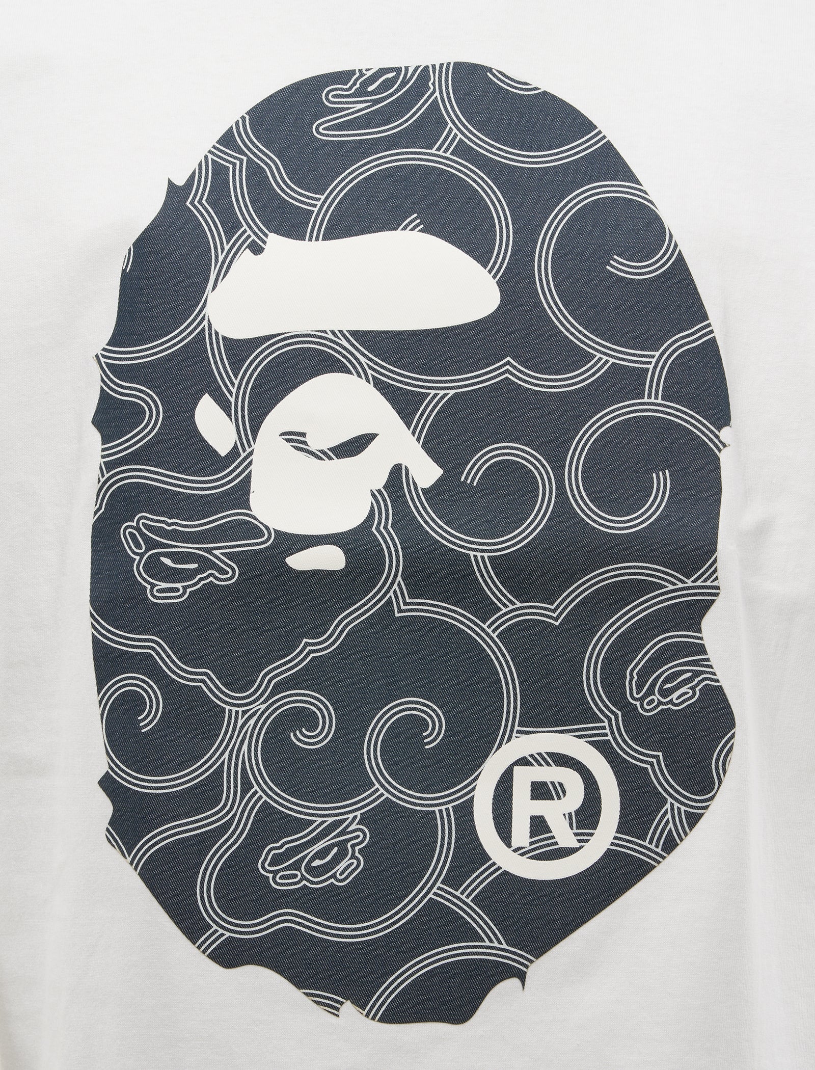 Japan Cloud Camo Tee A bathing ape оригінал – Купити в Україні – вид ззаду