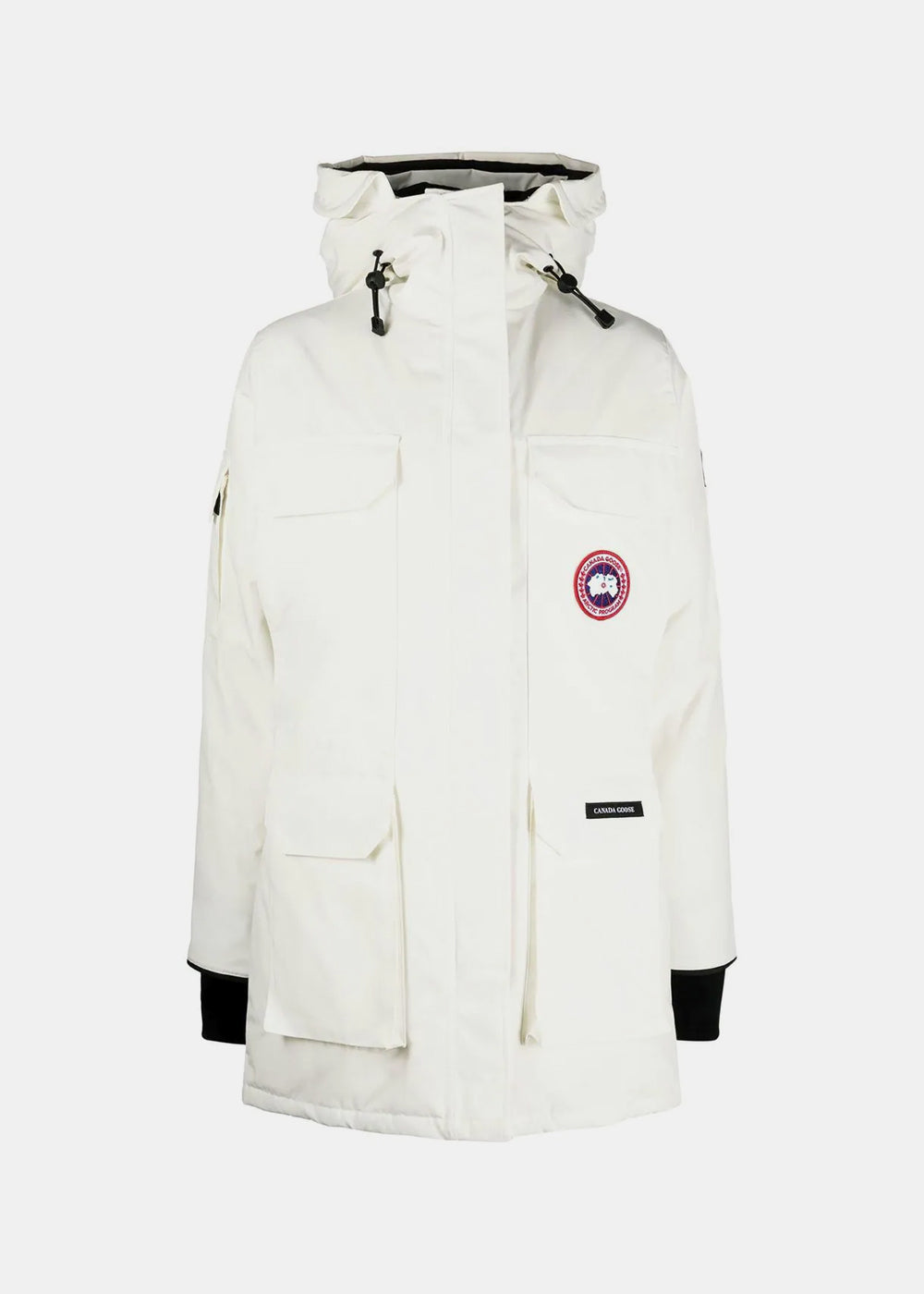 North Star White Expedition Down Parka Canada goose оригінал – Купити в Україні – боковий вид