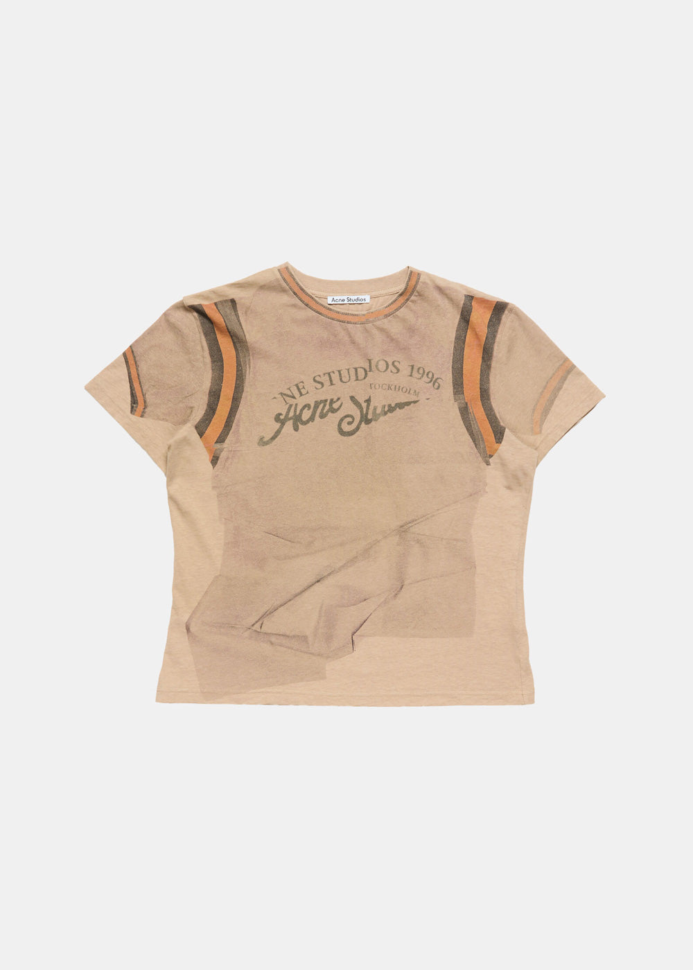 Sand Beige Eram Graphic T-Shirt Acne studios оригінал – Купити в Україні – боковий вид