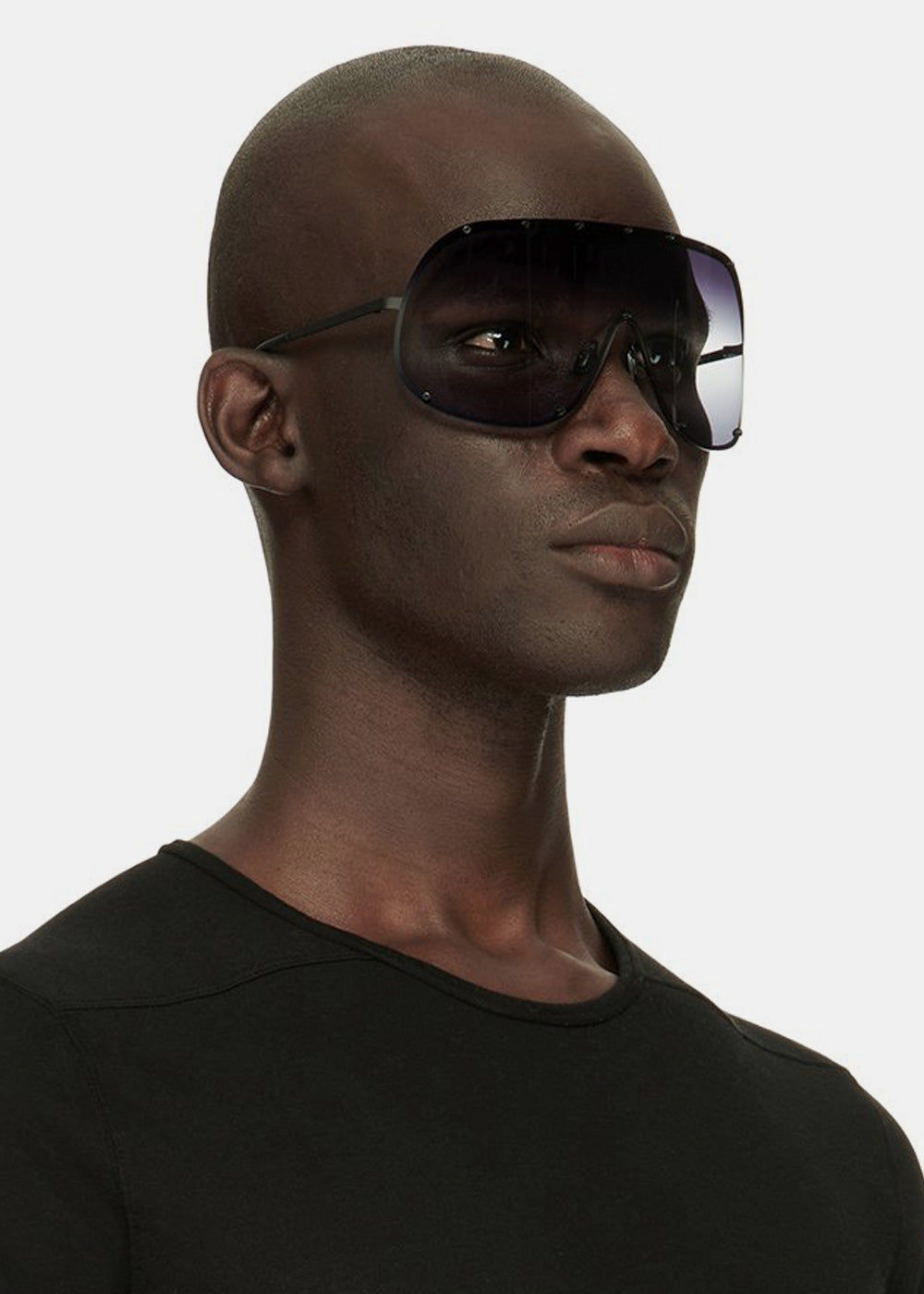 Black & Clear Shield Sunglasses Rick owens оригінал – Купити в Україні – детальний вид