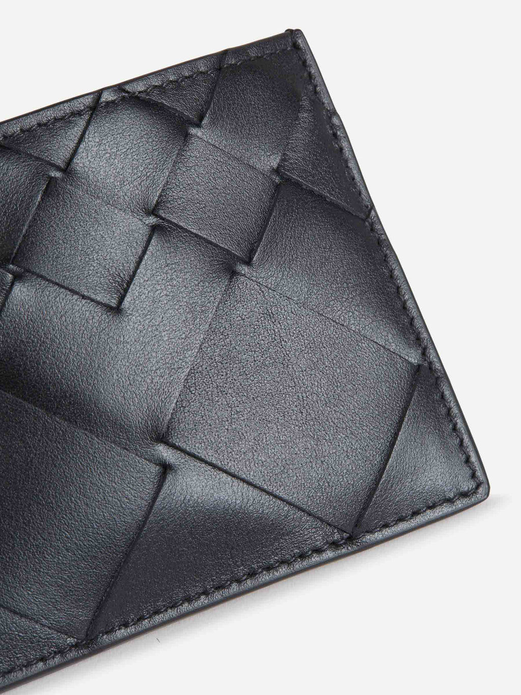 Intrecciato Leather Card Holder Bottega veneta оригінал – Купити в Україні – збільшений вид
