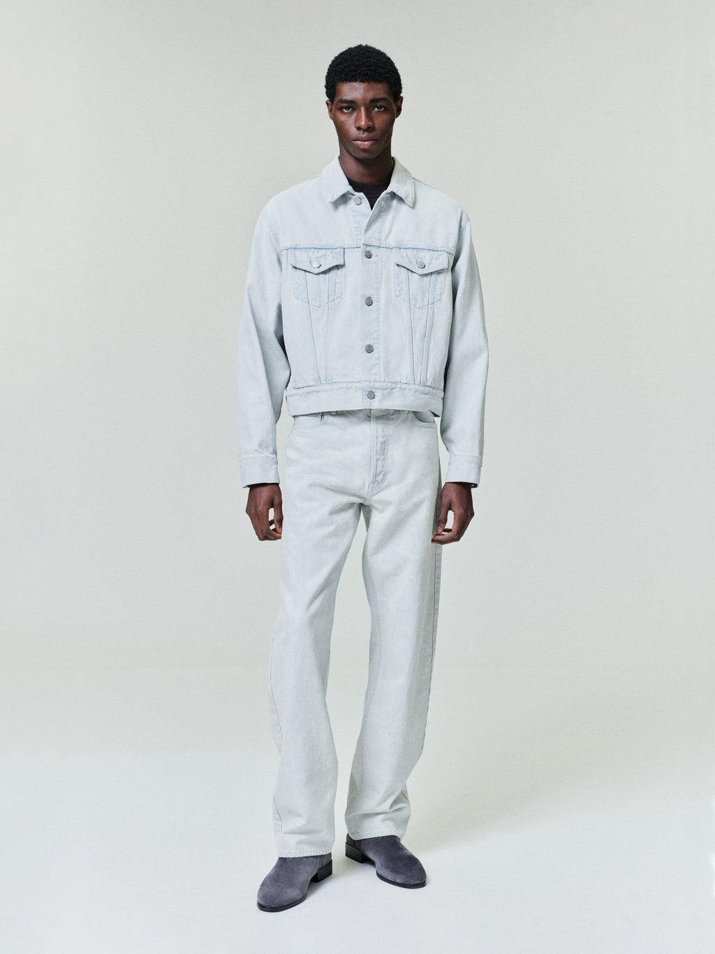 Bleach Washed Denim Straight 5 Pocket Fear of god оригінал – Купити в Україні – боковий вид