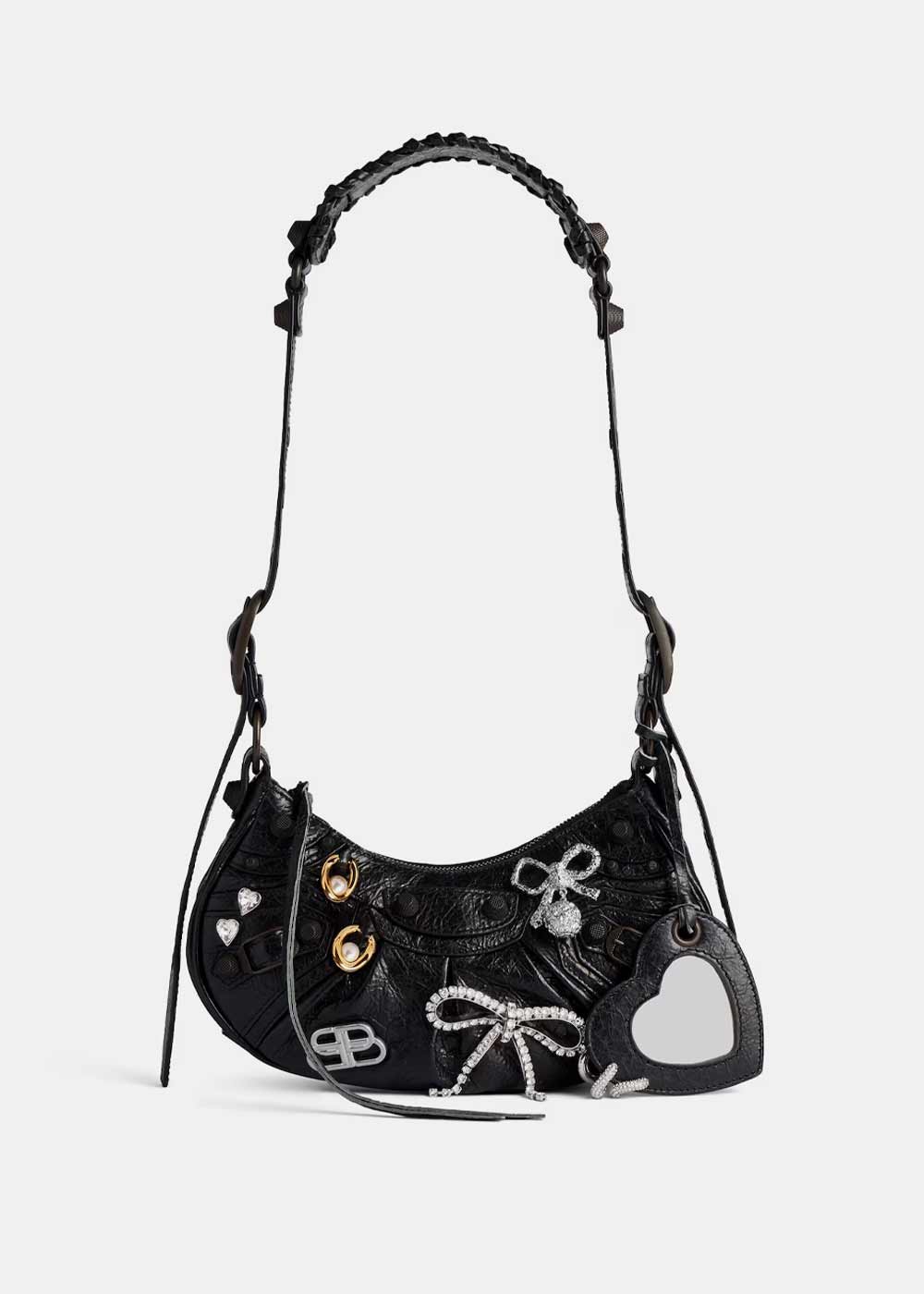 Оригінальна Black Le Cagole Xs Shoulder Bag Balenciaga – боковий вид