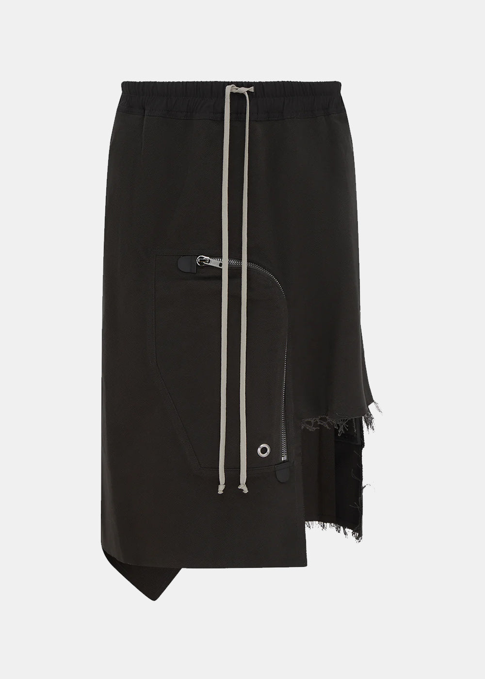 Оригінальна Black Dracca Skirt Rick owens – боковий вид