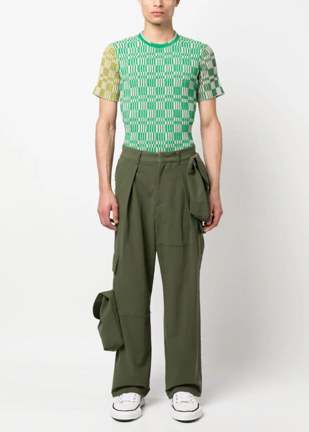 Khaki Cargo Pants Ader error – Гарантія оригінальності – вид ззаду
