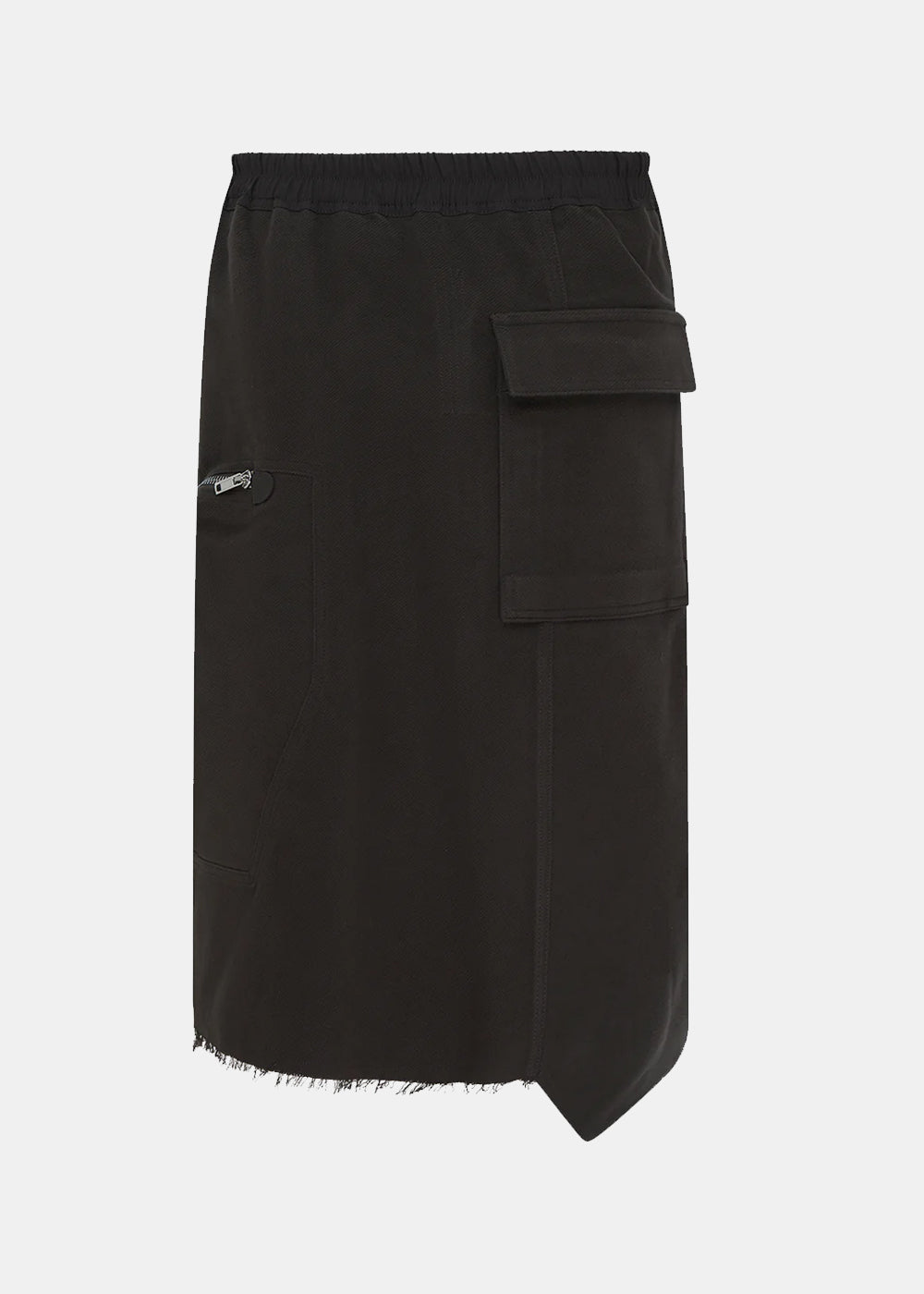 Оригінальна Black Dracca Skirt Rick owens – вид ззаду