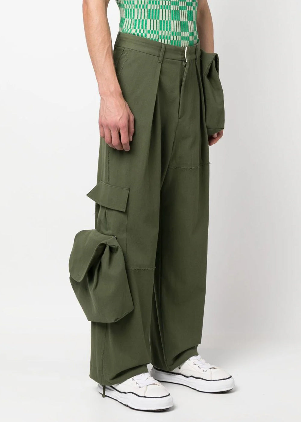 Khaki Cargo Pants Ader error – Гарантія оригінальності – детальний вид