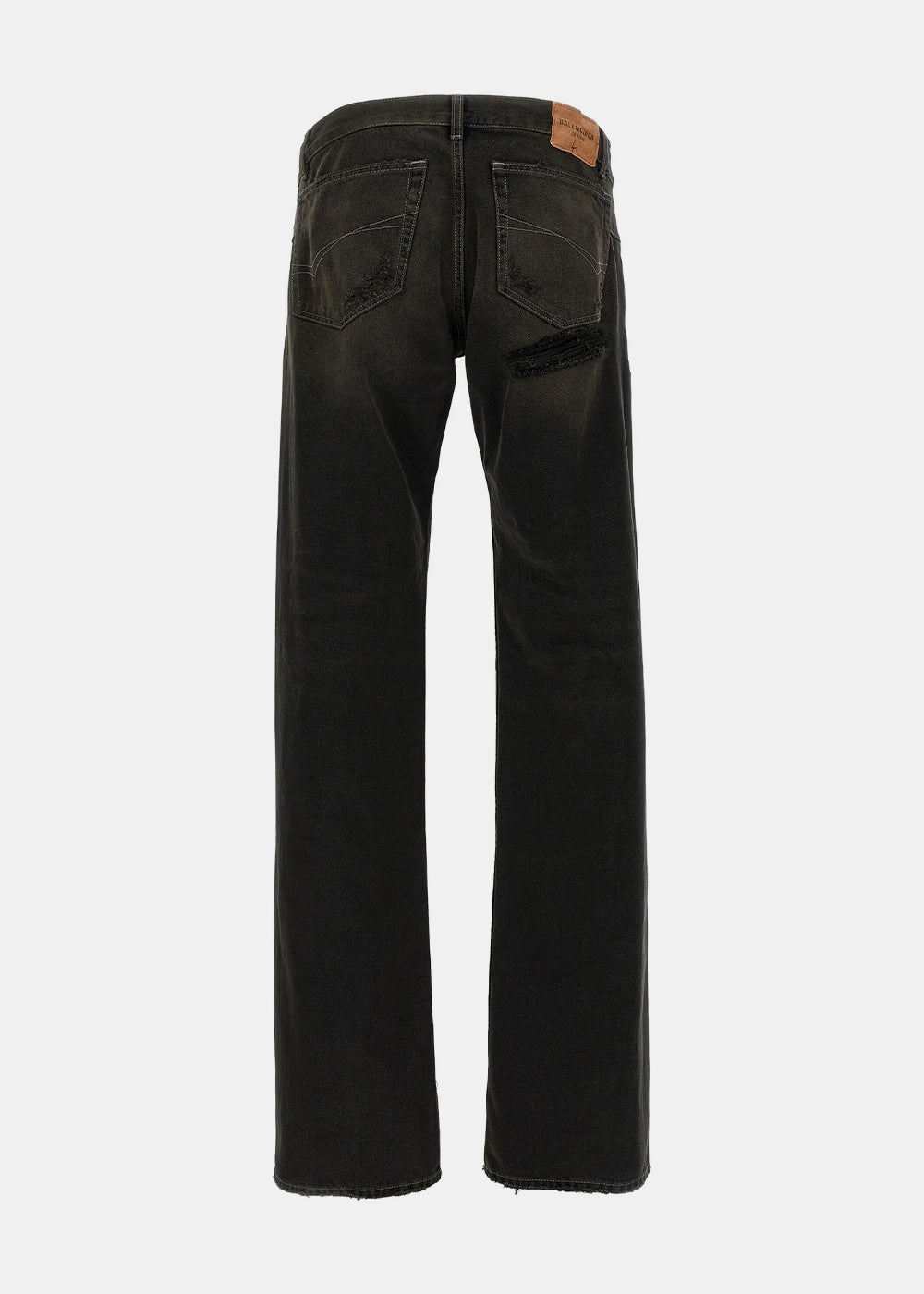 Оригінальна Anthracite Fitted Low-Waist Pants Balenciaga – вид ззаду