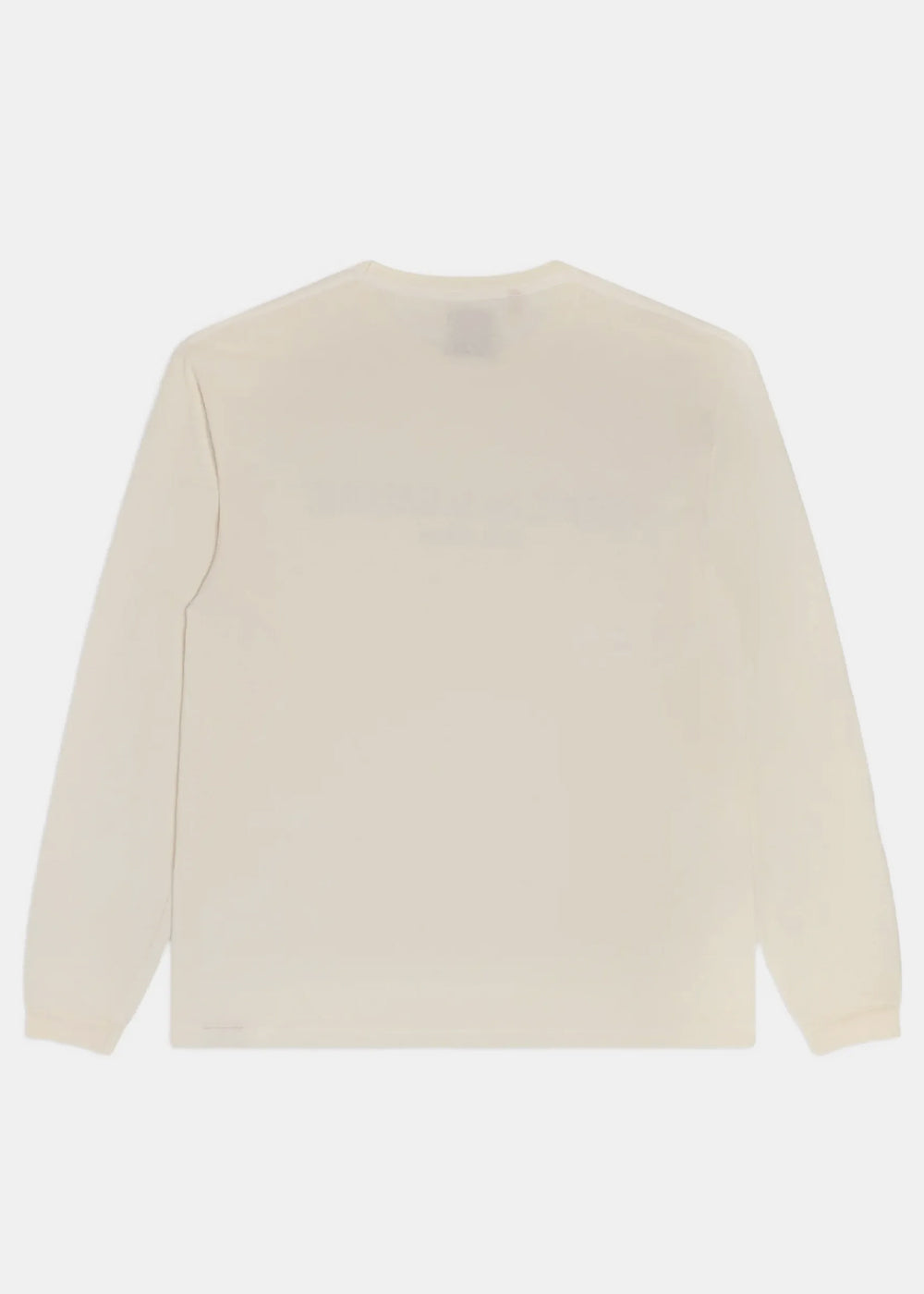 Washed Cream French Logo Lux Long Sleeve Tee Gallery department оригінал – Купити в Україні – вид ззаду