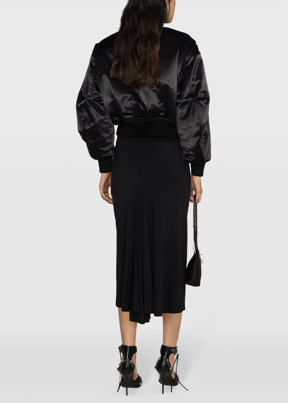 Оригінальна Black Lido MIDI Bias Skirt Rick owens – збільшений вид