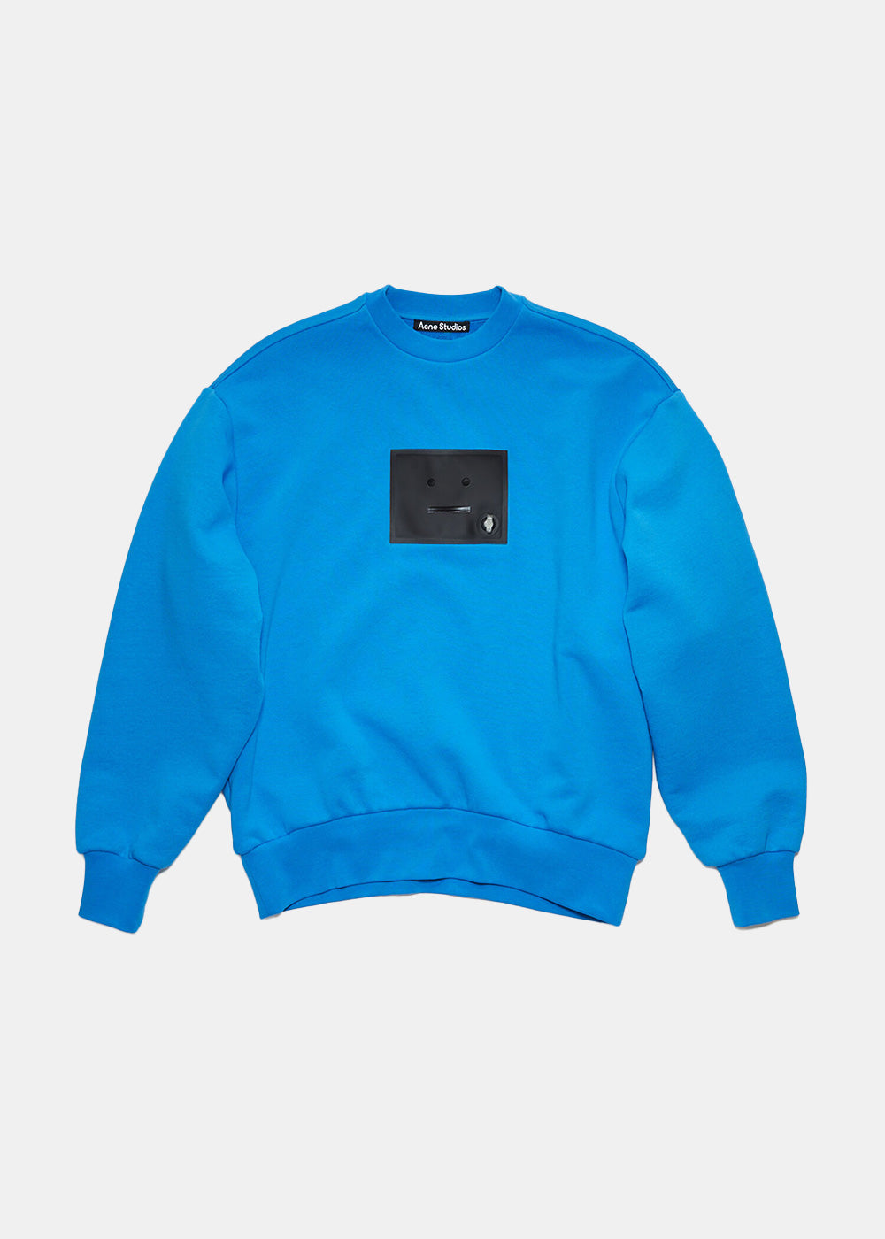 Оригінальна Blue Crew Neck Sweatshirt Acne studios – боковий вид